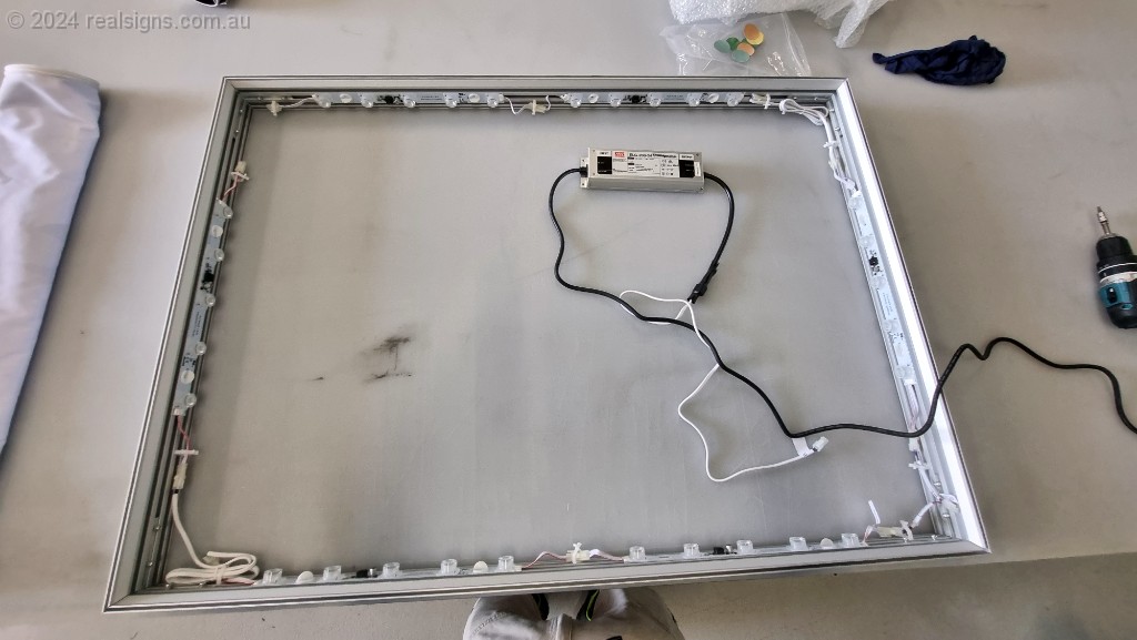 Illuminated Lightbox Fabricated Letters Pylons